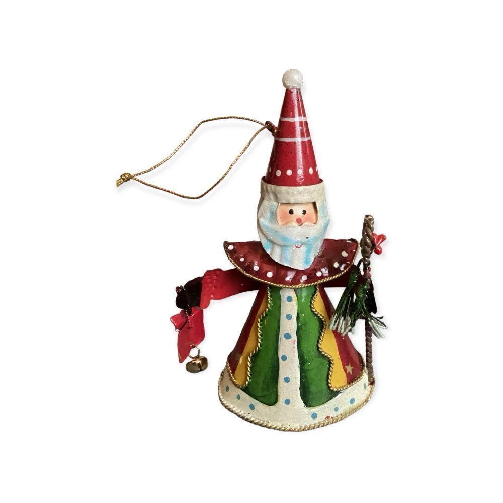 Metal Santa Christmas Tree Ornament